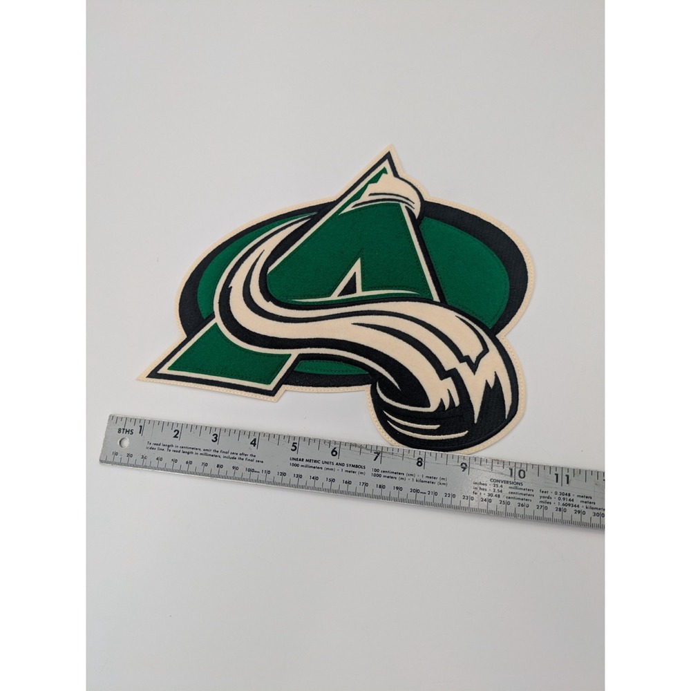 LARGE COLORADO AVALANCHE LOGO PATCH GREEN ST PATRICK'S DAY - Picture 4 of 5